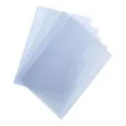 100Pcs 27.5x23.5 Inch Shrink Wrap Bags, Blue Clear PVC Heat Shrink Wrap