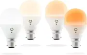 Mini Day & Dusk A19 LED Smart Light Living Pack - Bayonet B22 (4 Pack)