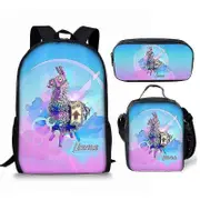 Children's Game Fortnite Backpack Three-piece Set Of Children's Gifts/10 Types To Choose From