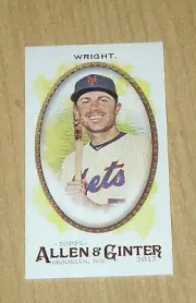 2017 Topps Allen Ginter mini parallel David Wright no number