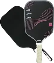 Sacinet T700 Carbon Fiber Pickleball Paddles, Premium Feather Weight Paddle for Beginner and Intermediate, 16mm Honeycomb Core, Enhanced Grit, Control and Spin, Indoor Outdoor Pickleball Racket