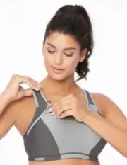 NEW Glamorise Sport Elite Performance Adjustable Sports Bra Size 36G