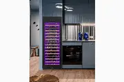 Grand Cru Pro Black & Timber 194PBT Wine Fridge - 194 Bottle Capacity