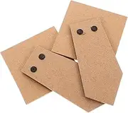 Homoyoyo 2pcs Easel Back for Picture Frame Angle Backing Board for Vertical Horizontal Display Durable Engineered for DIY Craft Frames and Tabletop Mounting Brown