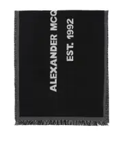 Alexander Mcqueen Mcqueen Graffiti Oversized Scarf
