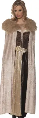 Renaissance Cape Beige Adult S - Underwraps
