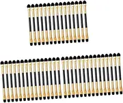 HONMEET 3sets Double Sided Makeup Applicators Sticks 2-in-1 Eyeshadow Eye Makeup Brush Set for Women Portable and Easy to Use 15pcs*3