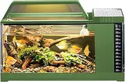 Betta Fish Tank - Fish Tanks with LED Light Filter | Smart Temperature Monitoring Quiet Pump Filtration System Kit for Bedroom Living Room Desk Decor