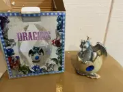 DRAGON-STEALSTREET, BLUE BABY DRAGON STUCK IN EGG, TAG #496