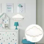 Nursery Wall Mirror Fomiyes Children Cloud Fadeless Gift for