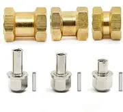 Modification Accessories 4pcs Hex Wheel Widener Adapter for Axial SCX10 D90 D110 Wraith RR10 Tundra Tamiya(17mm)