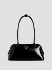 GUESS Women's Black Arnela Shoulder Satchel Bag