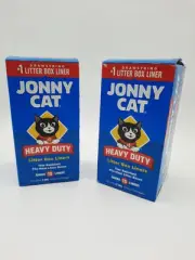 Jonny Cat Heavy Duty Litter Box Liners With Drawstring 2 Boxes Of 15 Jumbo...