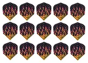 5 Sets Harrows Dimplex Standard Dart Flights - Ships Tracking - Flame
