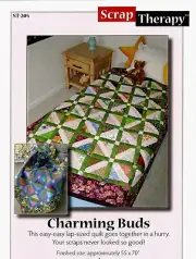 Charming Buds Lap Quilt Quilting Pattern by Scrap Therapy ST205