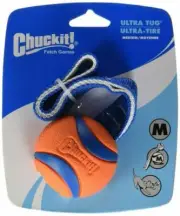 Chuckit ULTRA TUG Dog Fetch Toy 1 Pack Medium 2.5 inch fits Medium Launchers