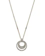 Bloomingdale's Fine Collection Diamond Circle Pendant Necklace in 14K Yellow Gold, 2.1 ct. t. w.