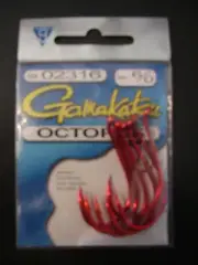 Gamakatsu Octopus Hooks size 6/0 qty 6 model 02316