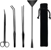 Aquarium Scissor Tweezers Spatula Tool - 4 in 1 Stainless Steel Aquatic Plants A