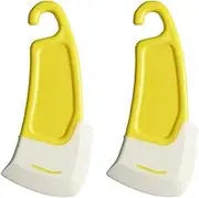2pcs Kitchen Silicone Scraper, Pot and Pan Dish Scraper, Silicone Spatula, Dish Bowl Scraper Pot Cleaning Tool for Cookware, Dishes, Pans and Pots