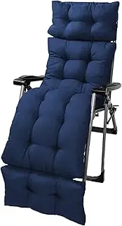 Sun Lounger Cushion - Lounger Chair Pad | Non Slip Lounger Recliner Cushion, Thickened Outdoor Recliner Cushion, Comfortable High Back Chair Mattress, Thick Chair Pad for Indoor Outdoor Garden