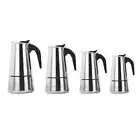 Stainless Steel Moka Coffee Pot Practical Moka Pots for Mocha Latte Cappuccino