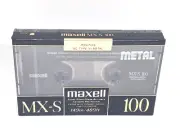 MAXELL MX-S 100 Blank Audio Cassette Tape (Sealed) New!