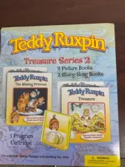 teddy ruxpin adventure series 2. 2 picture books and 2 story song books.