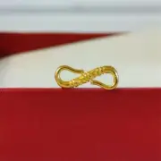 Real 24k Yellow Gold S Hook Clasp DIY Jewelry For Fixing Necklace Bracelet 13mm