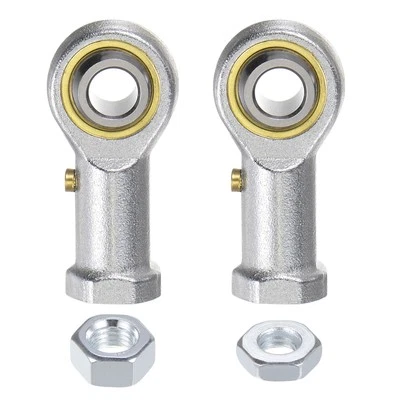 2pcs PHSB5 5/16 Female Rod End Set of 5/16-24 Left & Right Thread with Jam Nut