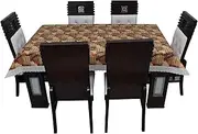 Dream CARETM Designer Waterproof Dining Table Cover 8 Seater 60x108 inches, Multicolor