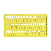 Gauge for Marquise Pearl Shape and Oval Settings and Stones Jewellery Templates Drafting Tools Jewellery Designing Stencils