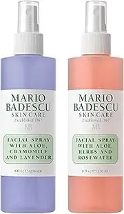Mario Badescu Facial Spray Rosewater and Lavender Duo