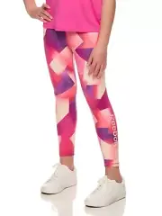 Reebok Girl's Active Ethereal Ombre Capri Legging, Size: XL(14-16)