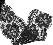 Craft Lace Trim Wide Elastic Lace for DIY Clothing Decoration Elegant Wedding Dress Accessory for Sewing and Craft Projects