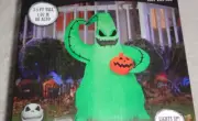 GEMMY Airblown Inflatable Halloween Oogie Boogie With Pumpkin Nightmare B4 X-mas