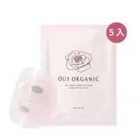 在飛比找新光三越 skm online優惠-OUI ORGANIC 唯有機 玫瑰精萃煥顏保濕面膜5入組