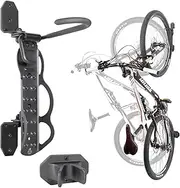 BikeHand Swivel Bicycle Wall Hanger - Vertical Hook Mount Indoor Garage Storage Bicycle Rack for MTB & Road Bikes - Max. Tire Width 2.3"