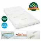 Memory Foam Mattress Topper with Bamboo Cover – Single