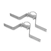 Mounting bracket for mast 15cm galvanized steel for client antennas installation