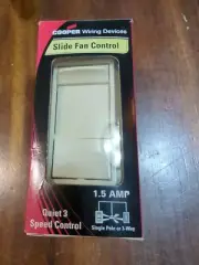 Cooper Slide Fan Control sfs15p-v. Preset