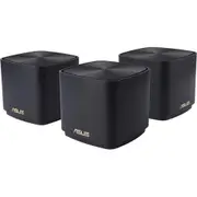ASUS ZenWiFi XD4S (AX1800) Dual-Band WiFi 6 Whole Home Mesh System, Black - 3 Pack 1GbE x2 [XD4S (B-3-PK)]