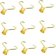 FOYTOKI 10pcs Metal Face Roller Handle for Facial Massager Ergonomic Neck Skin Care Tool Durable Replacement Frame for Aging Massage and Comfortable Beauty Treatments