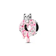 925 Sterling Silver Doughnut & Cat Bead Charms Fits Bracelet Diy Gift For Women