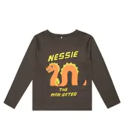 [Mini Rodini] Mini Rodini Printed cotton top M 12/18 black