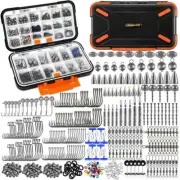 PLUSINNO 397pcs Fishing Accessories Kit, Organized Fishing Tackle Box ~ NEW