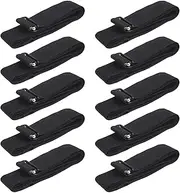 Xunweiad 10Pcs Heart Rate Chest Strap Adjustable Elastic Strap for Sports Wireless Heart Rate Monitor
