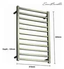 Enzo Barelli 11 Bar Square Towel Rails Towel Ladder DIY Stainless Steel Chrome