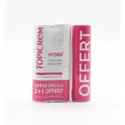3 X Topicrem Ultra-Moisturizing Lip Balm 4g Hydra+ EXP: 07/2026