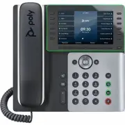 Poly Edge E550 IP Phone - Corded - Corded/Cordless - Bluetooth, Wi-Fi, NFC - 3 M